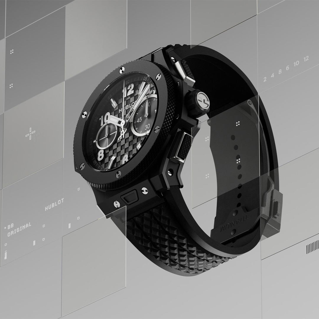 Orologio in ceramica nera Big Bang Original Unico Black Magic Hublot
