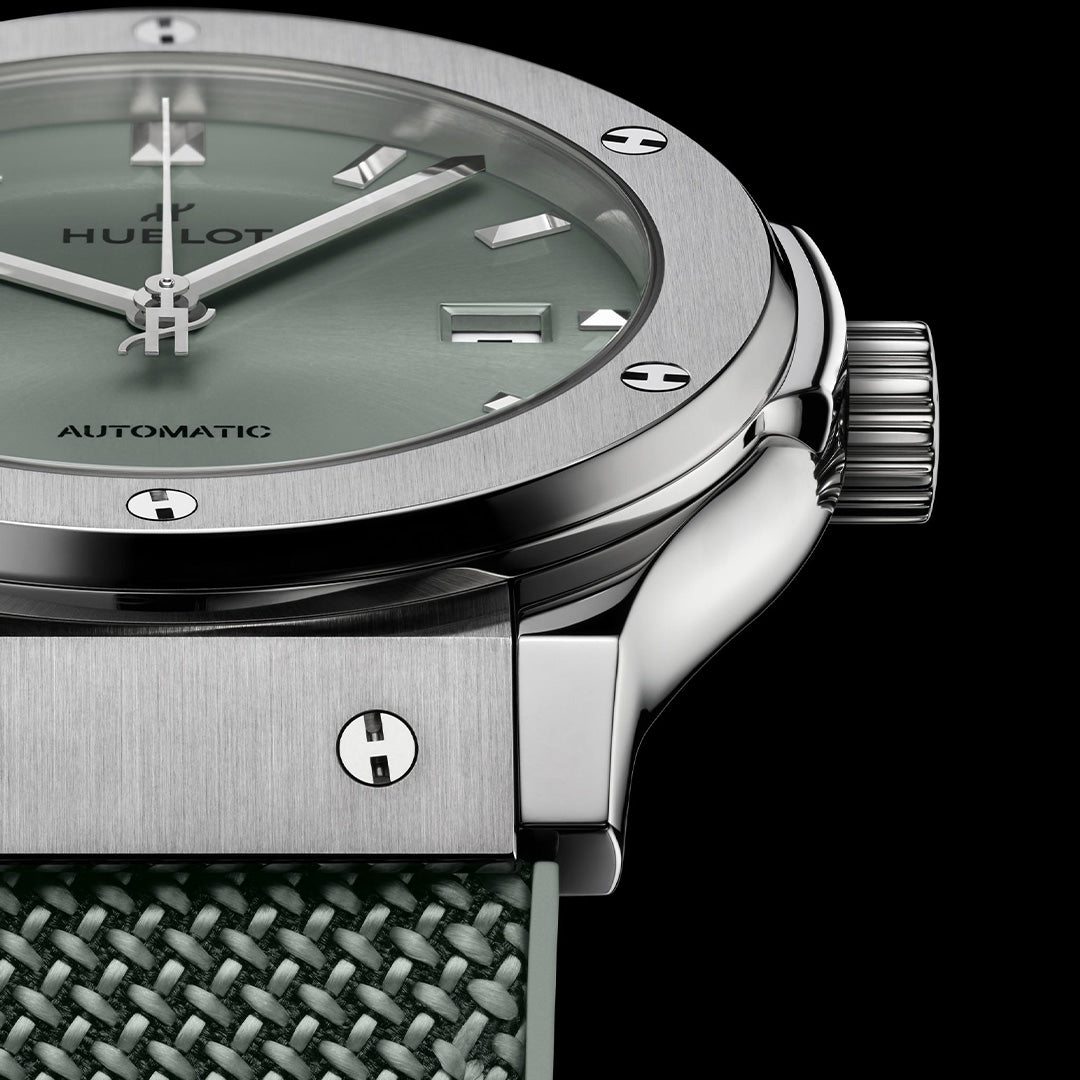 Watch in titanio Classic Fusion Titanium Sage Green Hublot