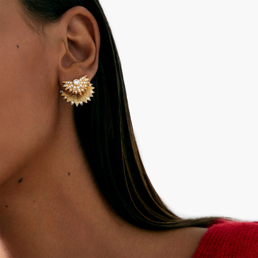 Earrings in oro rosa Sunlight Earrings Piaget