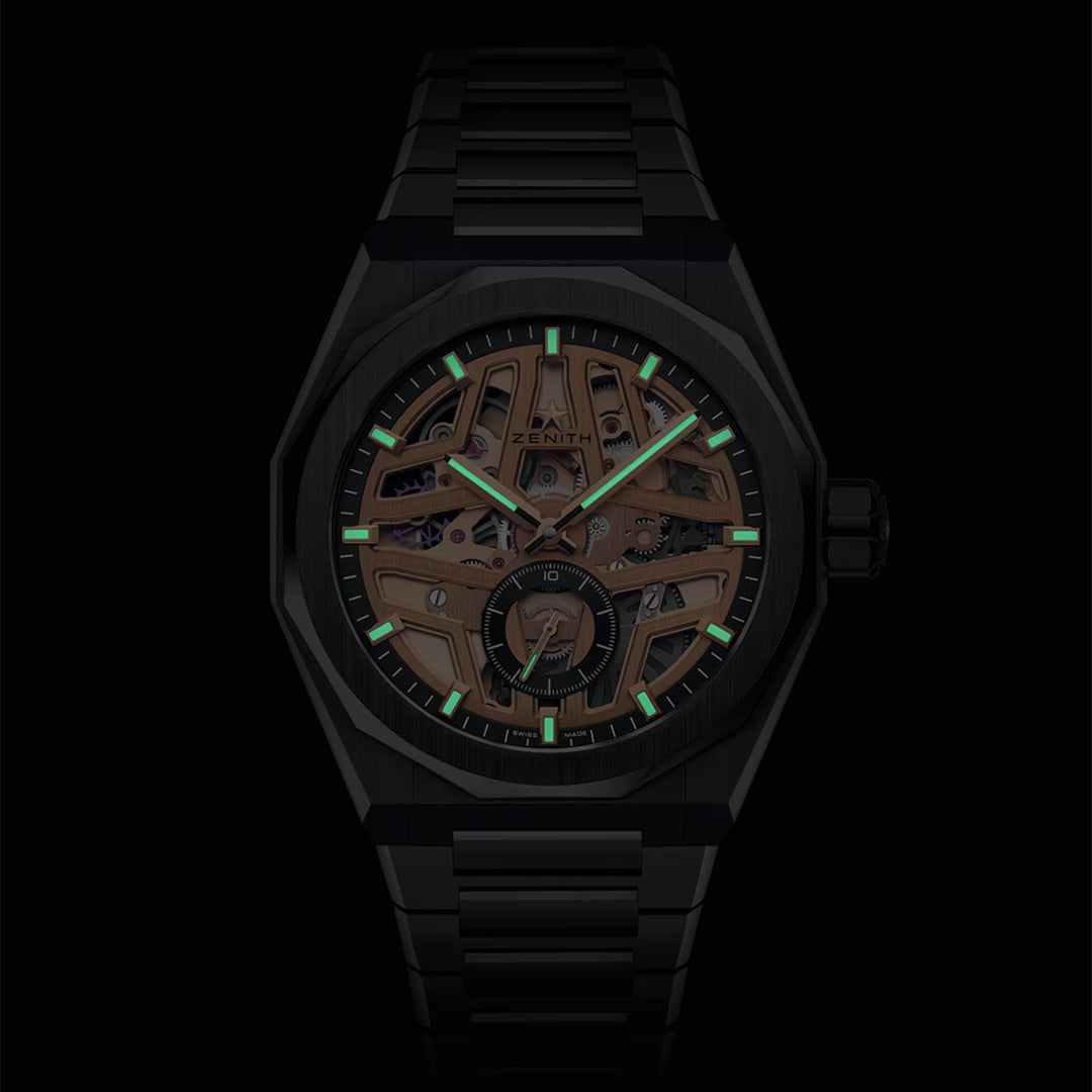 Orologio in ceramica nera Defy Skyline Skeleton Zenith