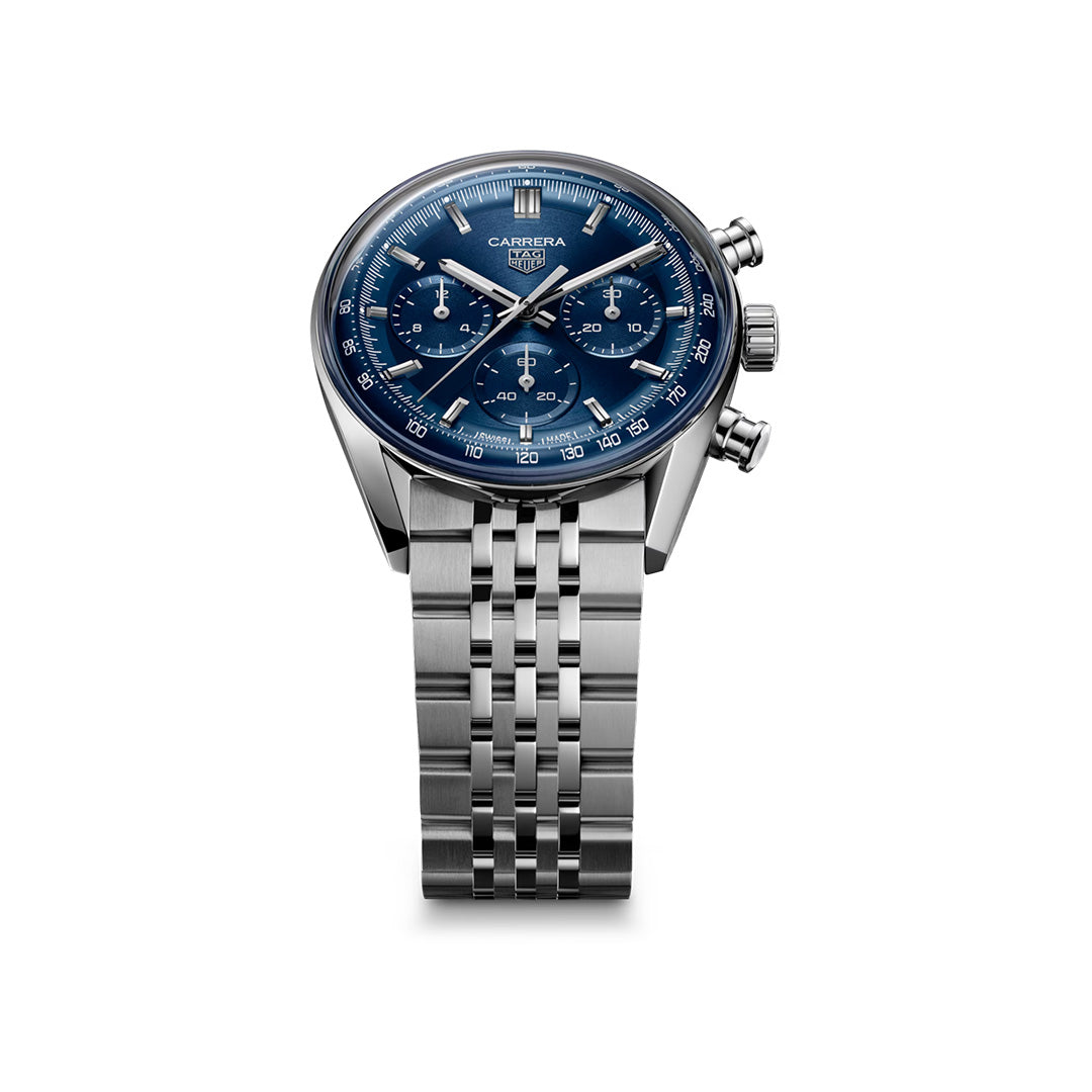 Orologio in acciaio Carrera Chronograph Tag heuer