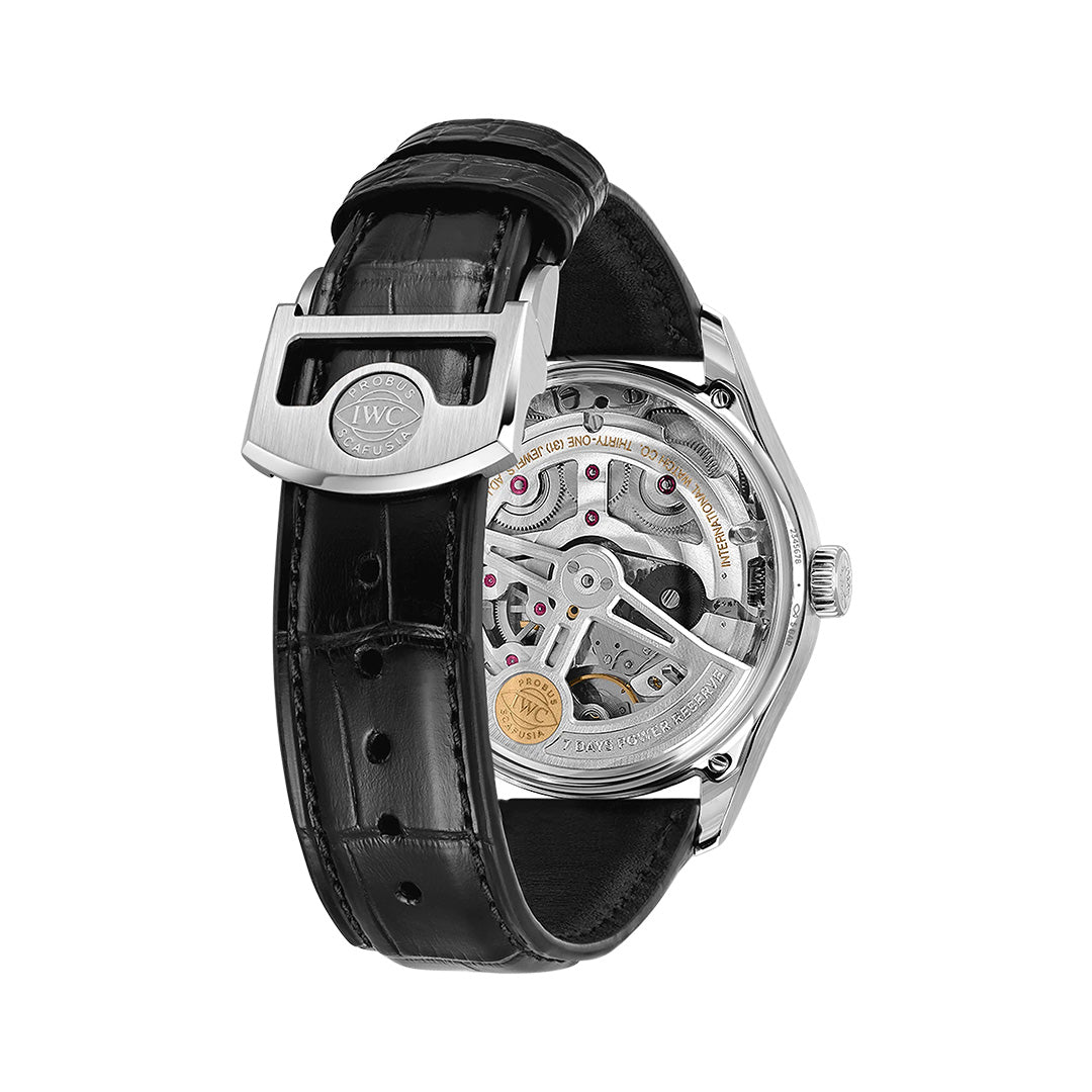 Watch in steel Portugieser Automatic 42 Iwc