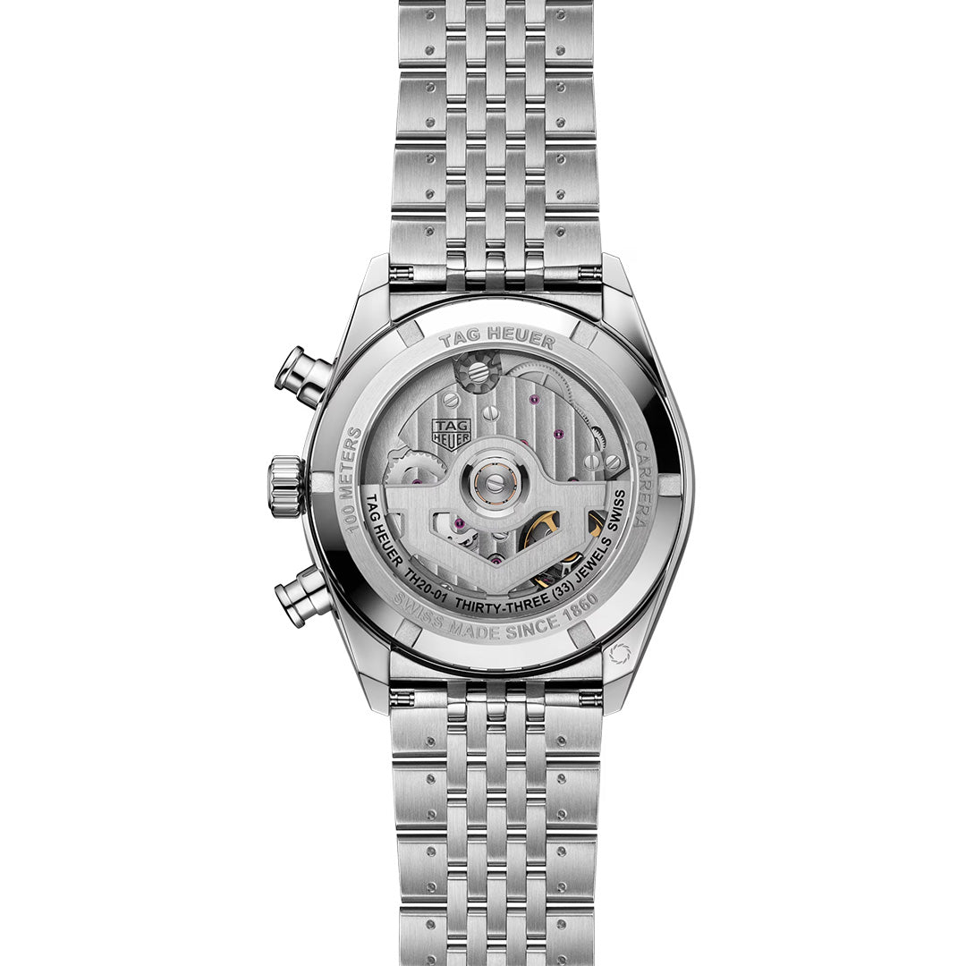 Orologio in acciaio Carrera Chronograph Tag heuer