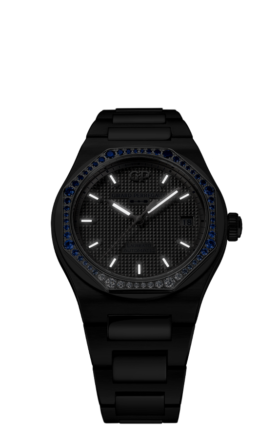 Watch in steel Laureato Girard perregaux