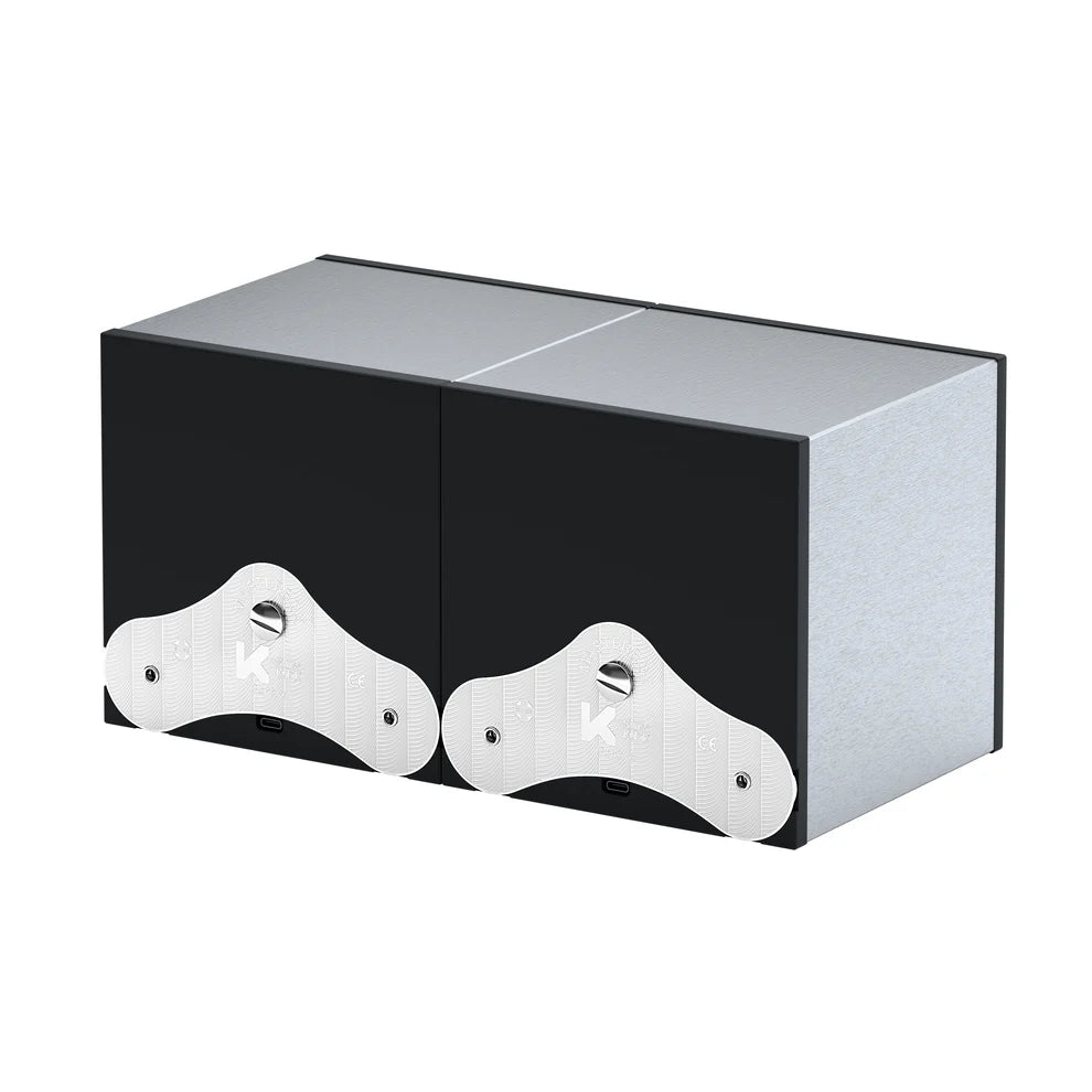 Accessorio in  Masterbox 2 Watches Brushed Aluminium  Kubik