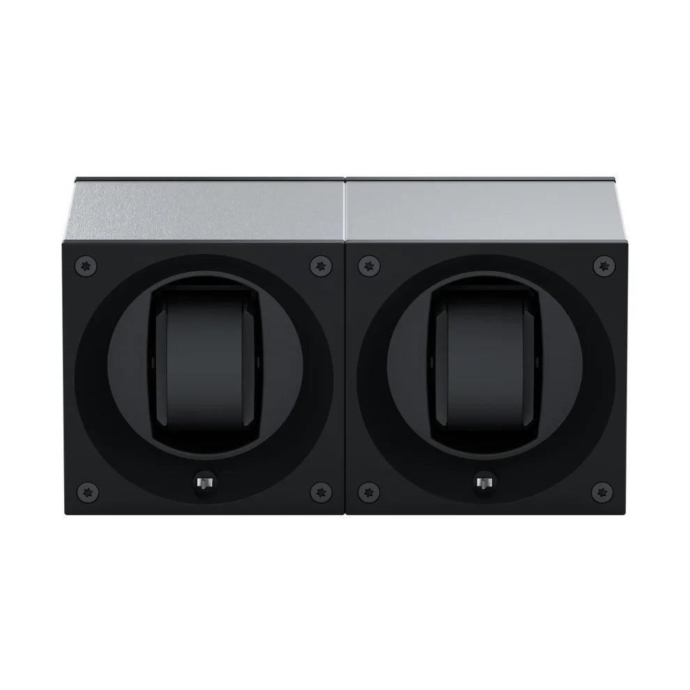 Accessorio in  Masterbox 2 Watches Brushed Aluminium  Kubik