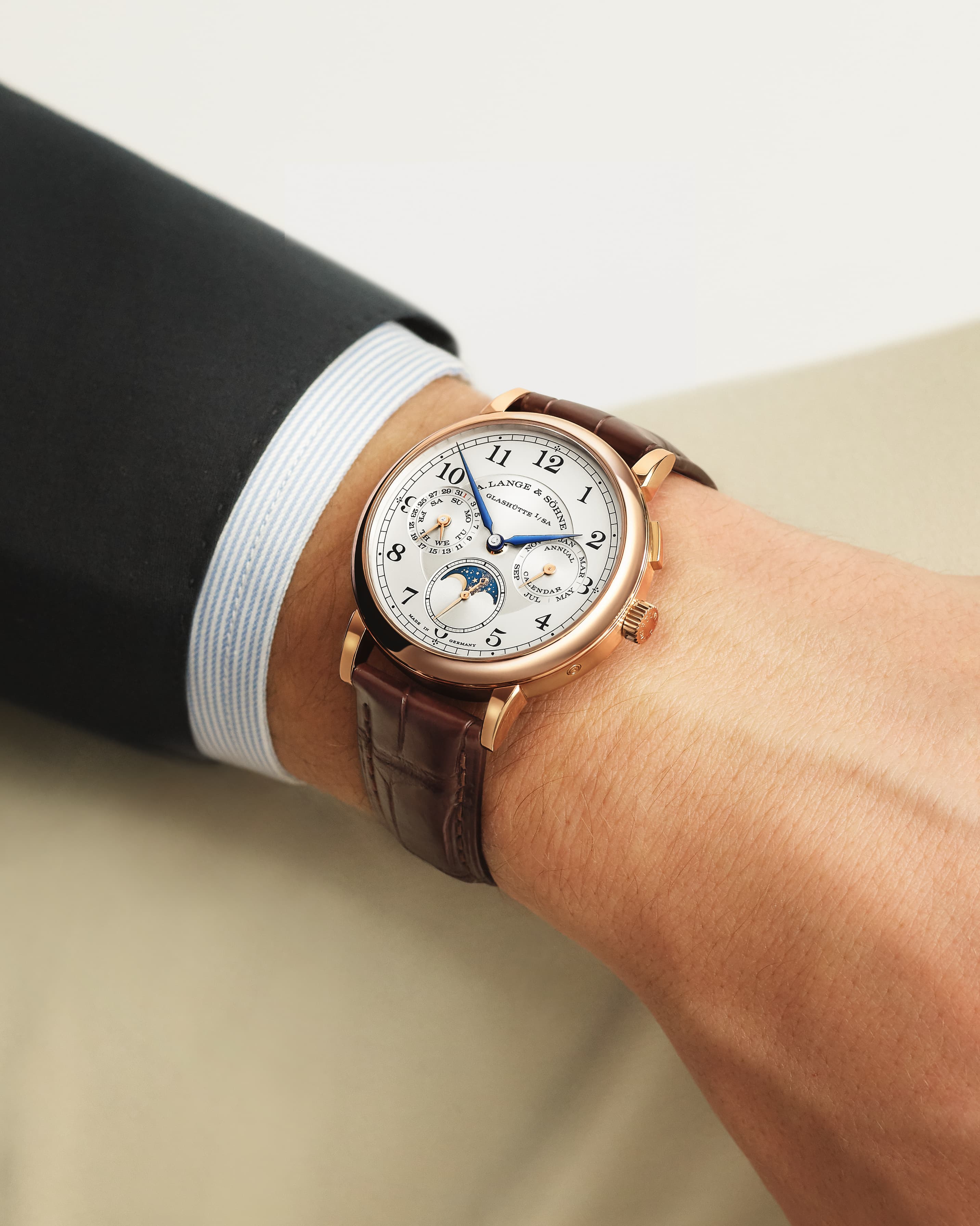 Watch in rose gold 1815 - Annual Calendar A lange sohne