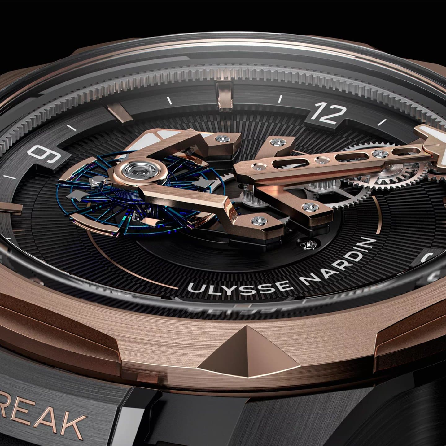 Orologio in oro rosa e titanio Freak ONE Ulysse nardin