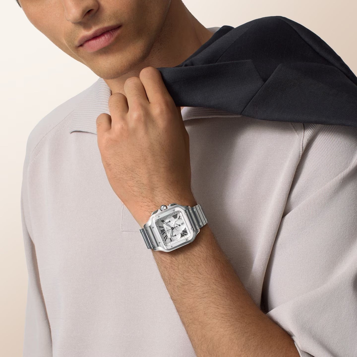 Orologio in acciaio Santos de Cartier Cartier