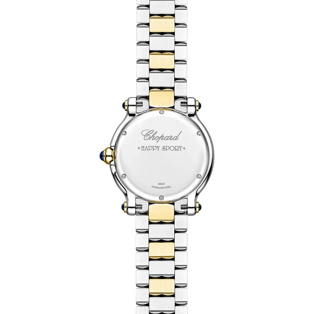 Watch in steel and yellow gold Happy Sport Chopard