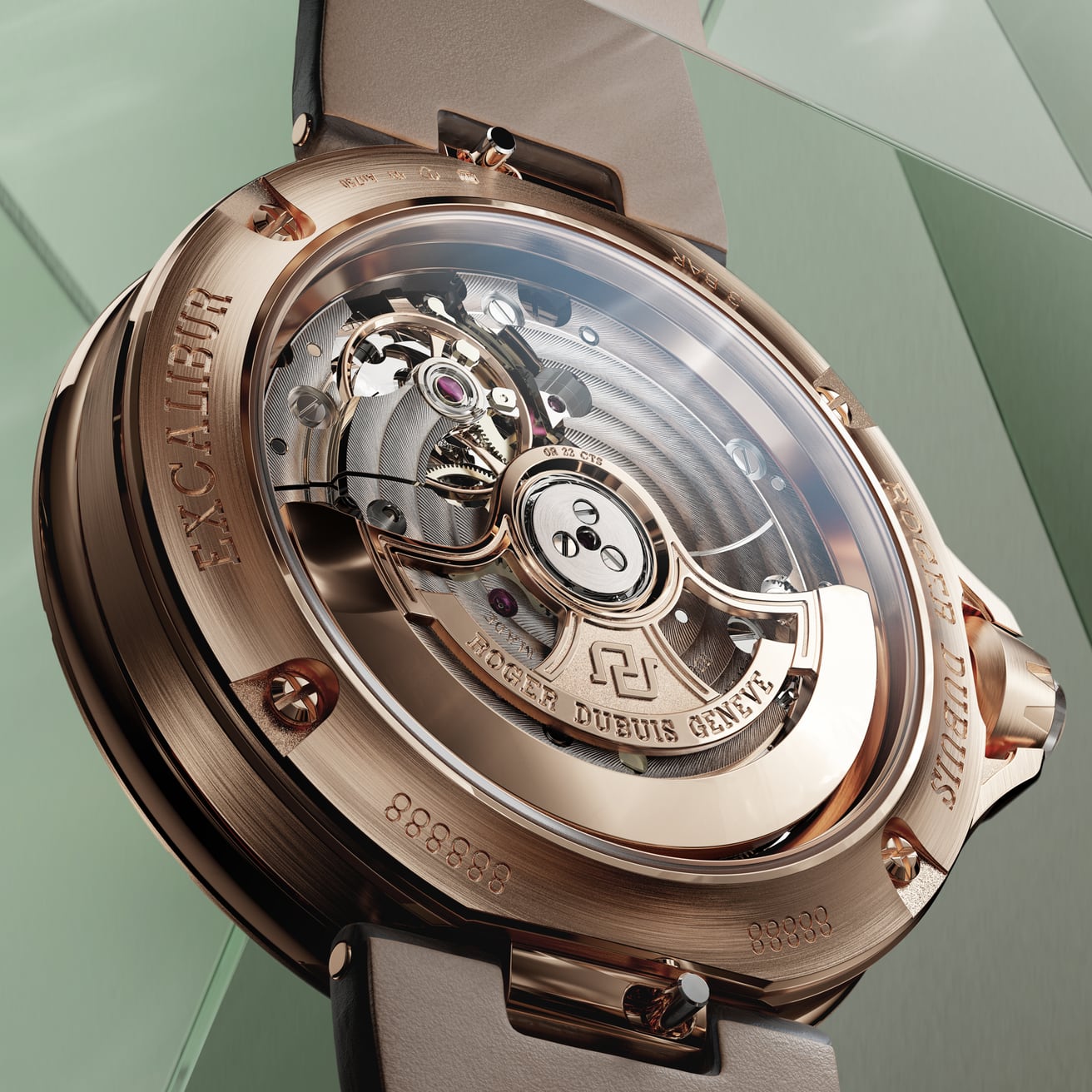Orologio in oro rosa Excalibur Lady Of The Lake Roger dubuis
