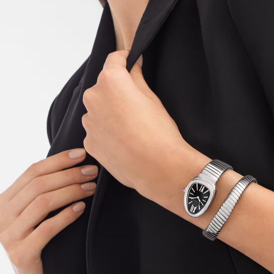 Watch in steel Serpenti Tubogas Bulgari