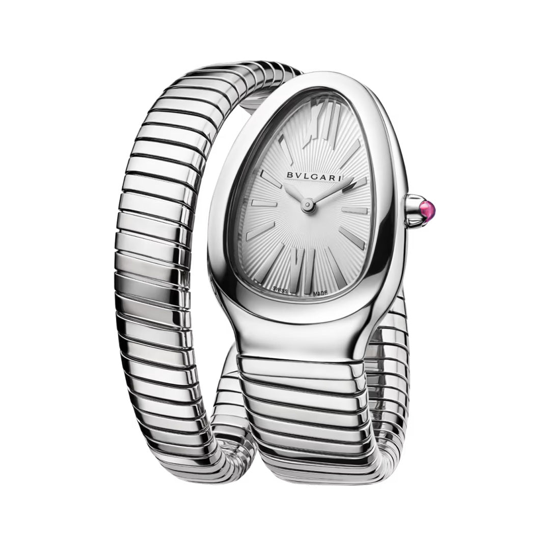 Orologio in acciaio Serpenti Tubogas Bulgari
