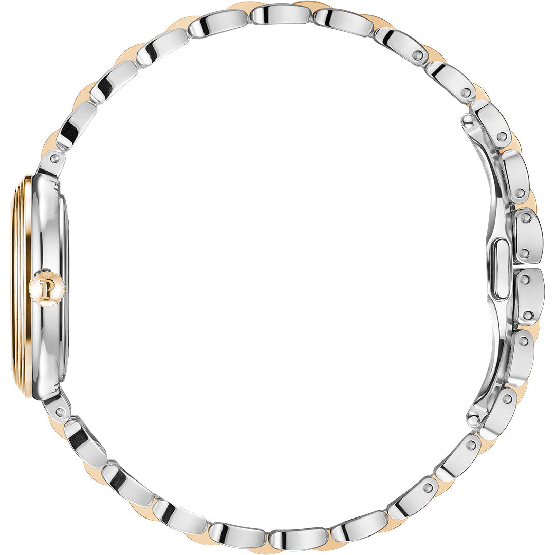 Watch in steel and rose gold Sixtie Piaget