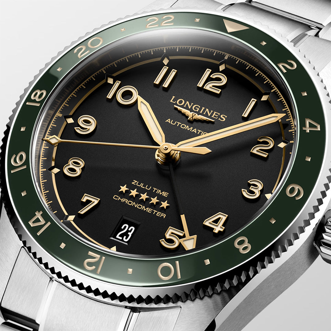 Orologio in acciaio Spirit Zulu Time Longines
