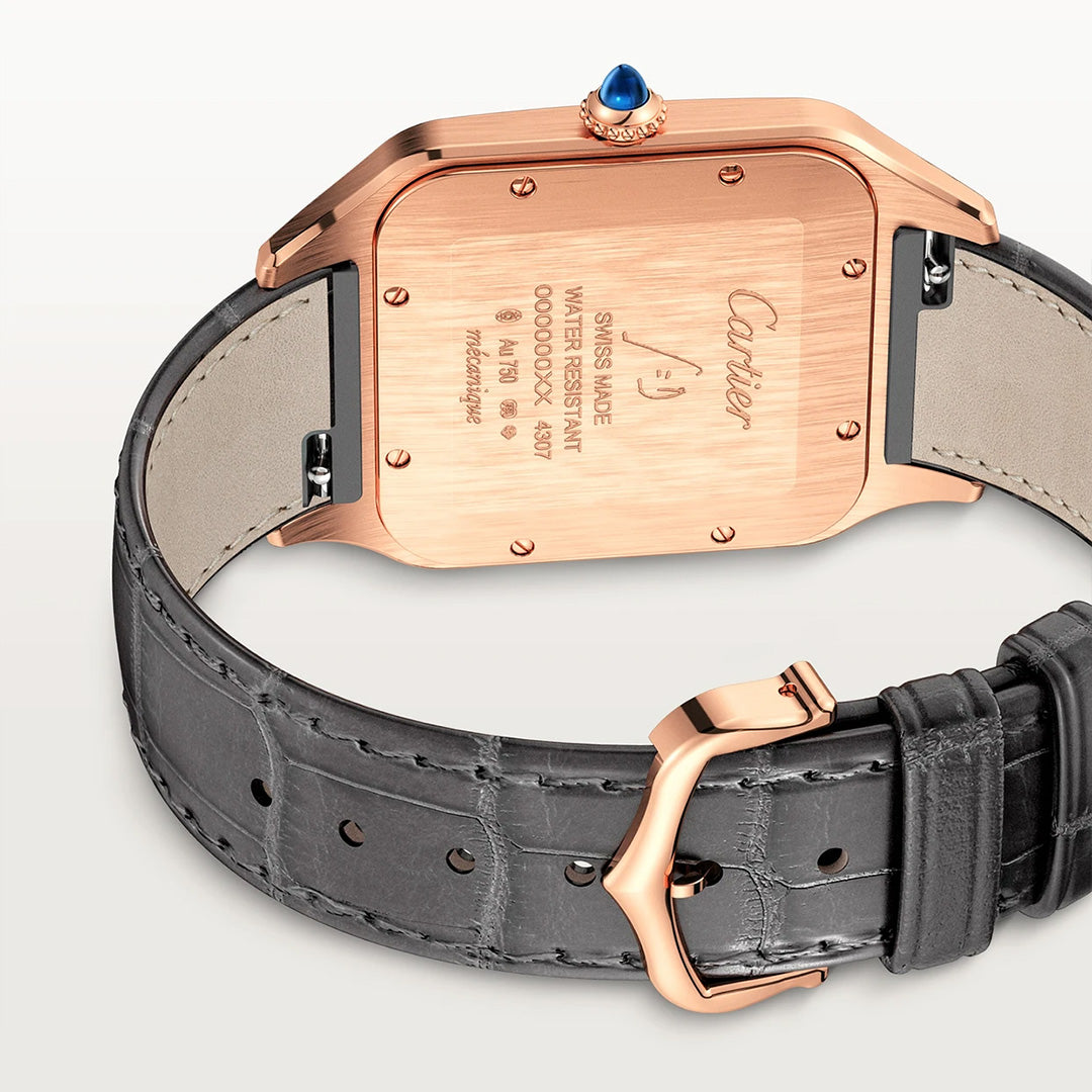 Orologio in oro rosa Santos-Dumont Cartier