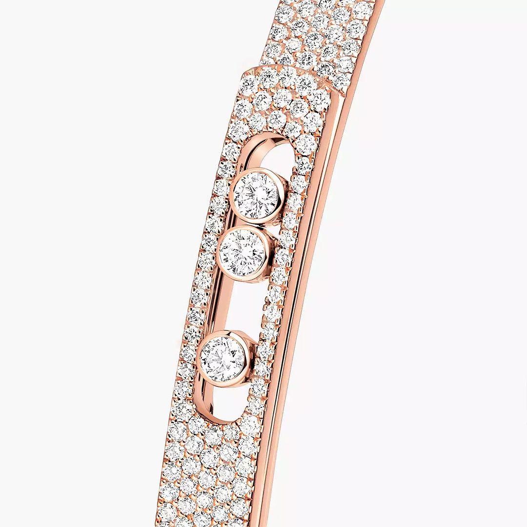 Bracciale rigido Move Noa MP con full pavé3