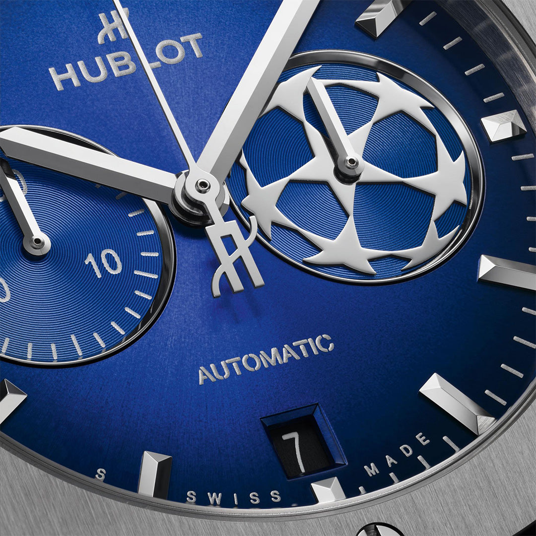 Watch in titanium Classic Fusion Chronograph UEFA Champions League Titanium Hublot