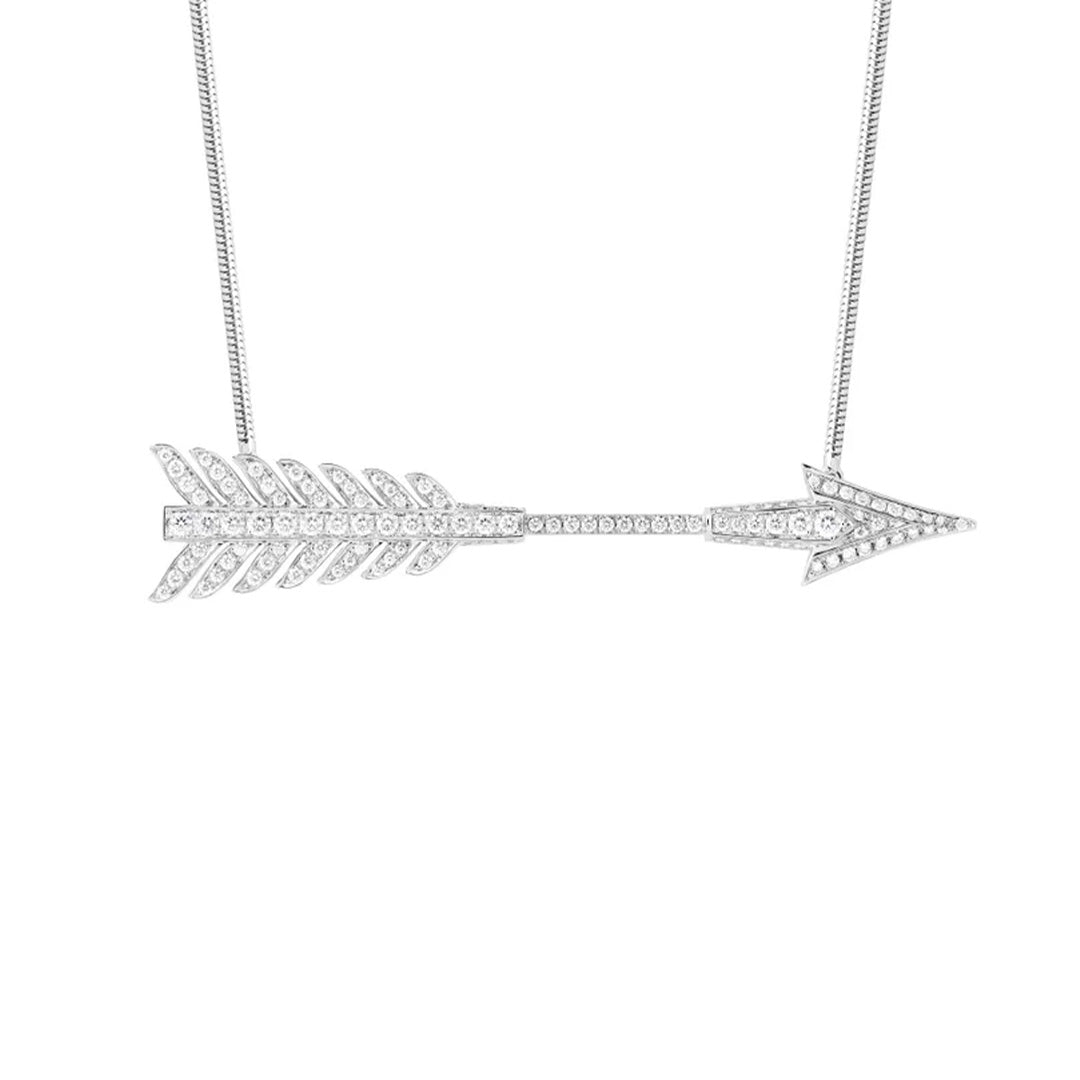 Gioiello in oro bianco Collana Flèche Boucheron