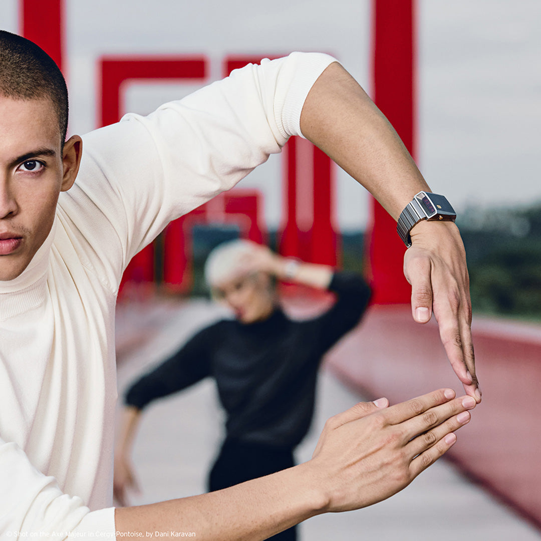 Watch in ceramic and titanium Casquette 2.0 Titanium & Gold Girard perregaux