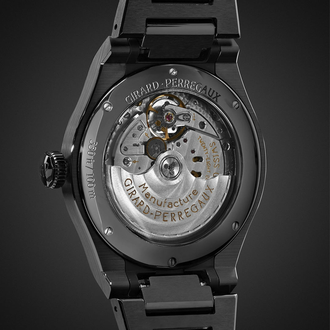Orologio in ceramica nera Laureato Girard perregaux
