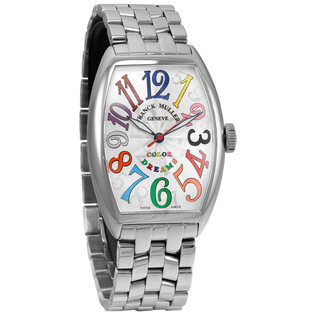 Orologio in acciaio Cintrée Curvex “Color Dreams” Franck muller