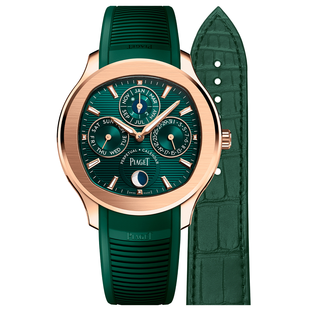 Orologio in oro rosa Piaget Polo Perpetual Calendar Ultra-Thin Piaget