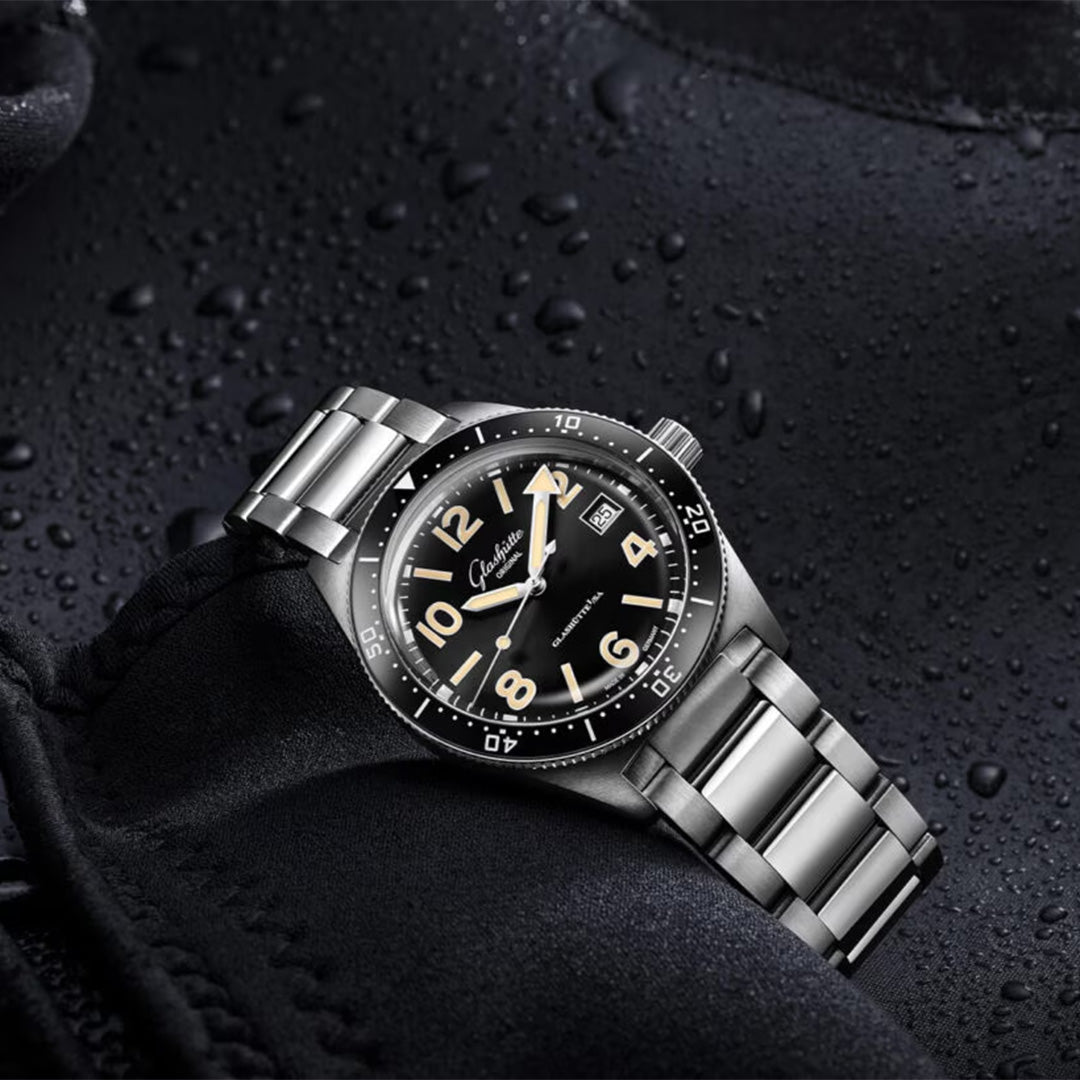 Watch in steel SeaQ Glashutte original