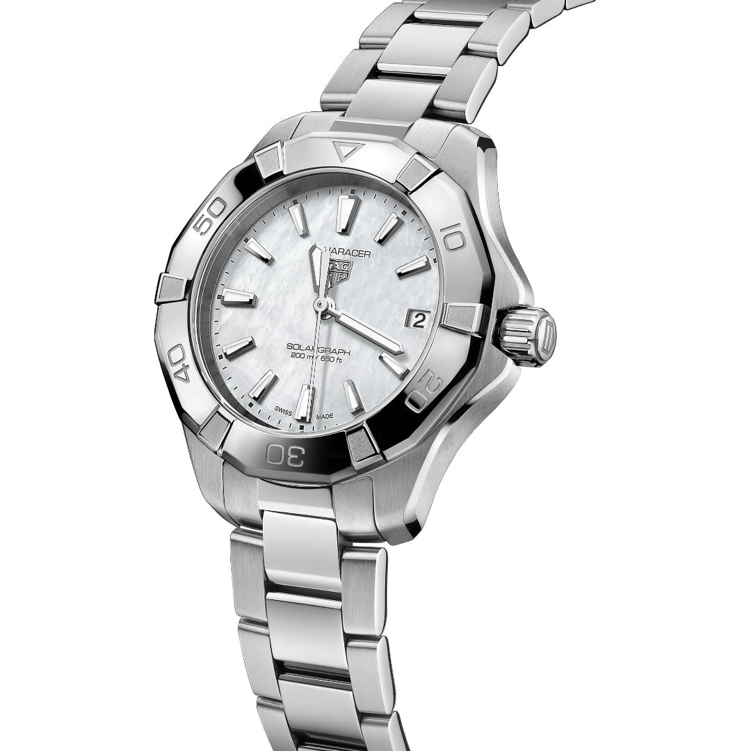 Watch in steel Aquaracer Professional 200 Solargraph Tag heuer