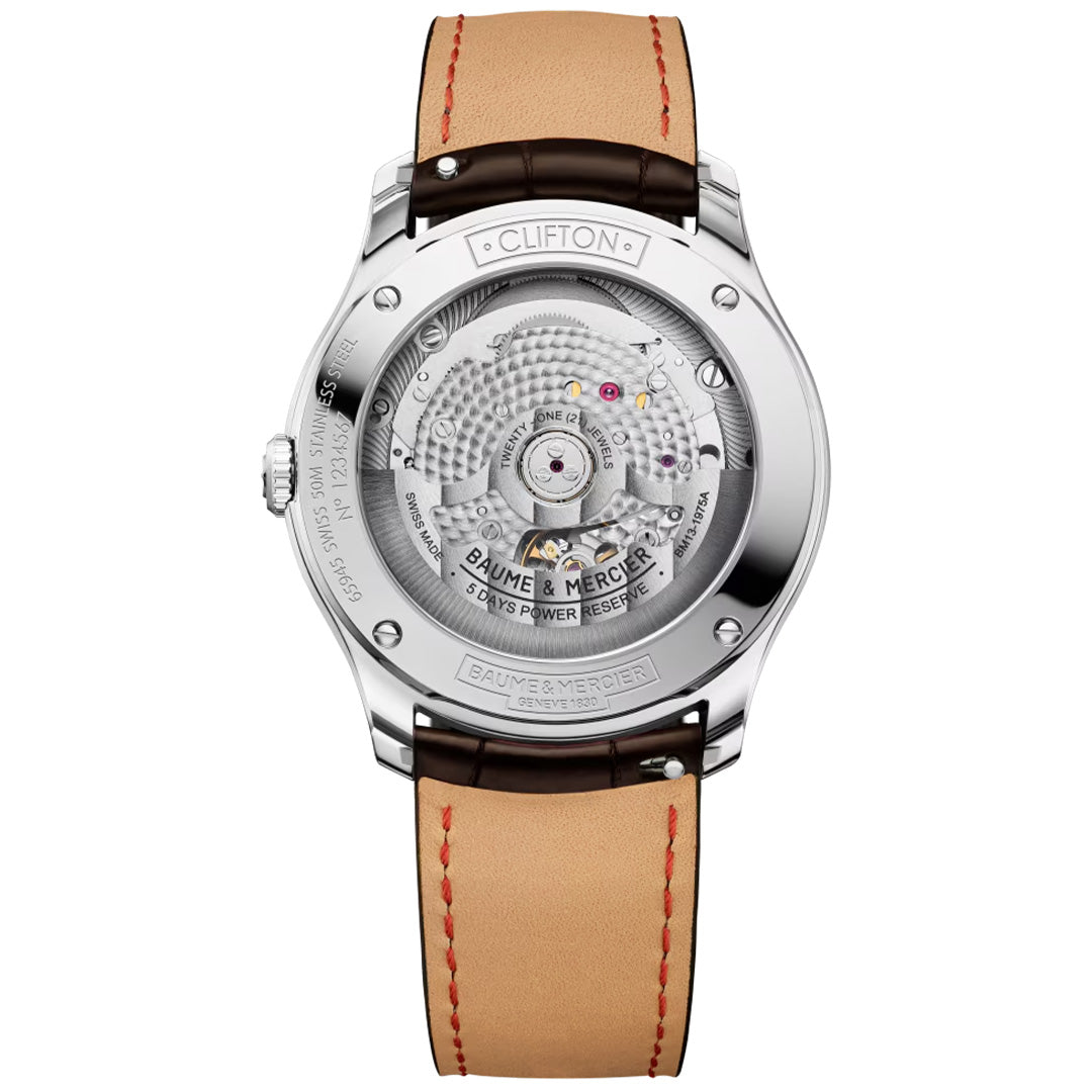 Watch in steel Clifton Baume et mercier