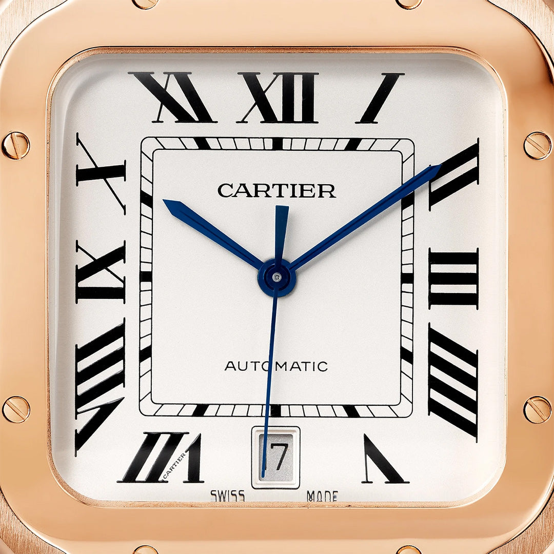 Watch in rose gold Santos de Cartier Cartier
