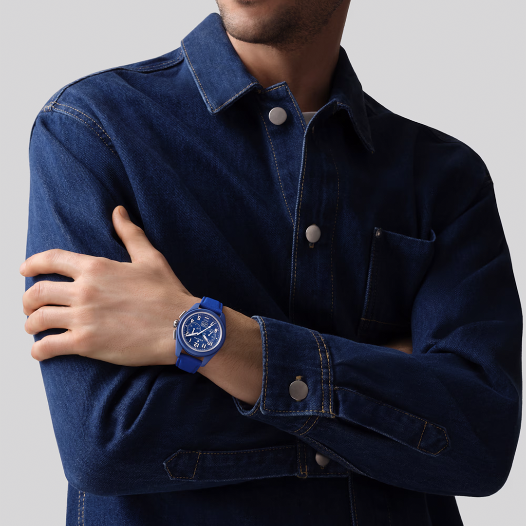 Orologio in ceramica blu Pilot Big Date Flyback - Edizione 160° Anniversario Zenith