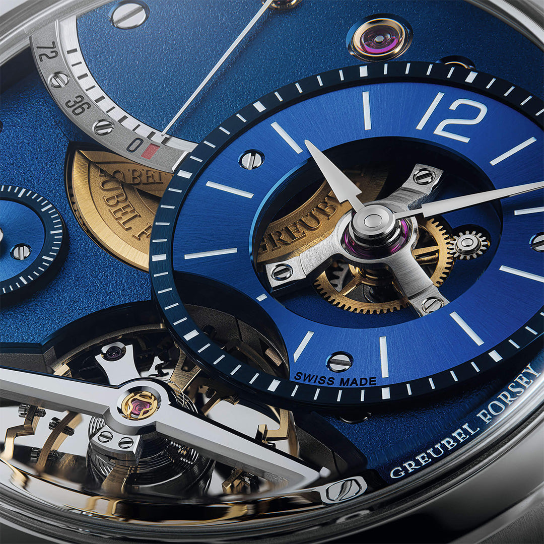 Watch in steel Balancier Contemporain Greubel forsey