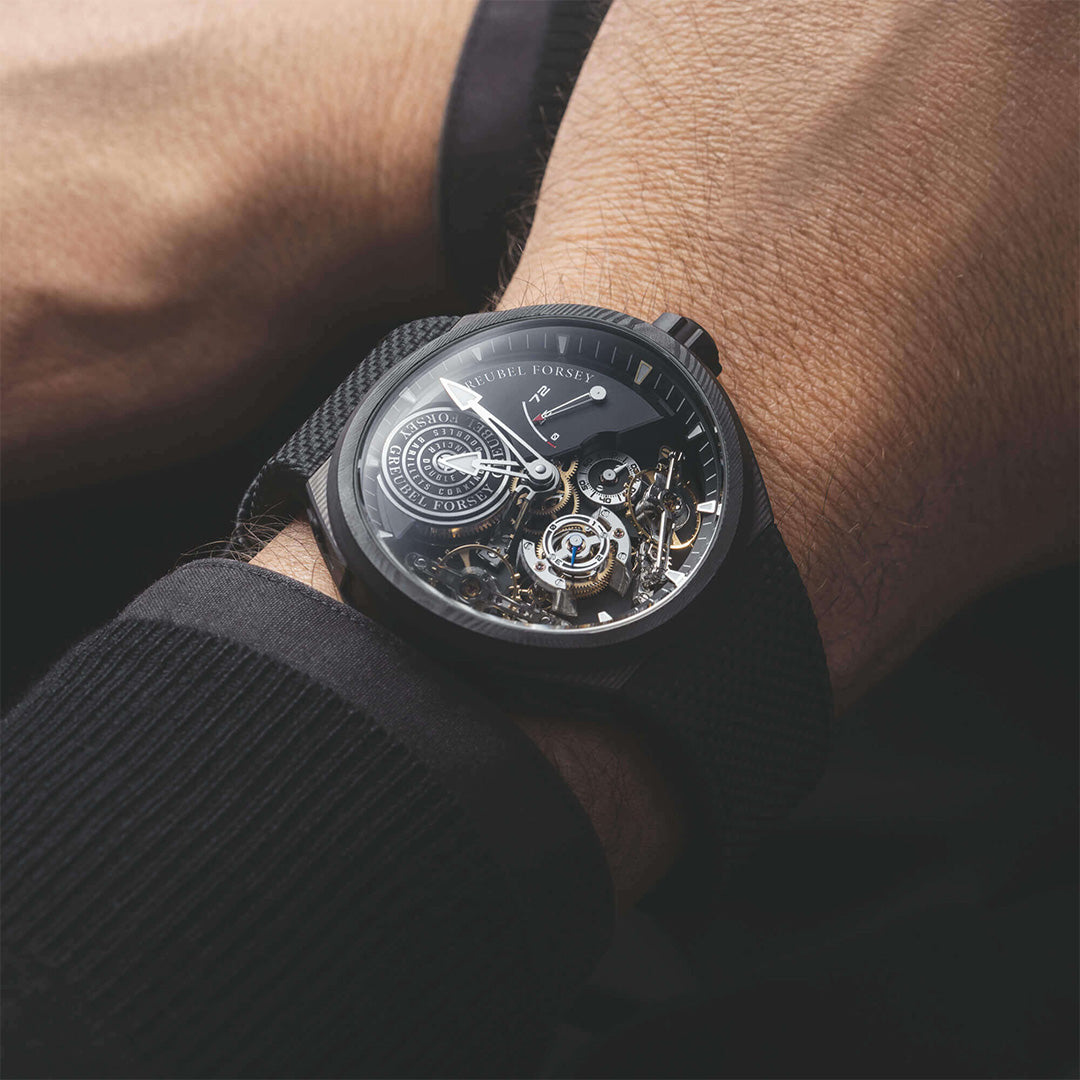 Watch in carbon Double Balancier Convexe Greubel forsey
