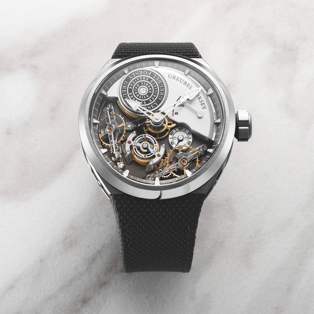 Watch in titanium Double Balancier Convexe Greubel forsey