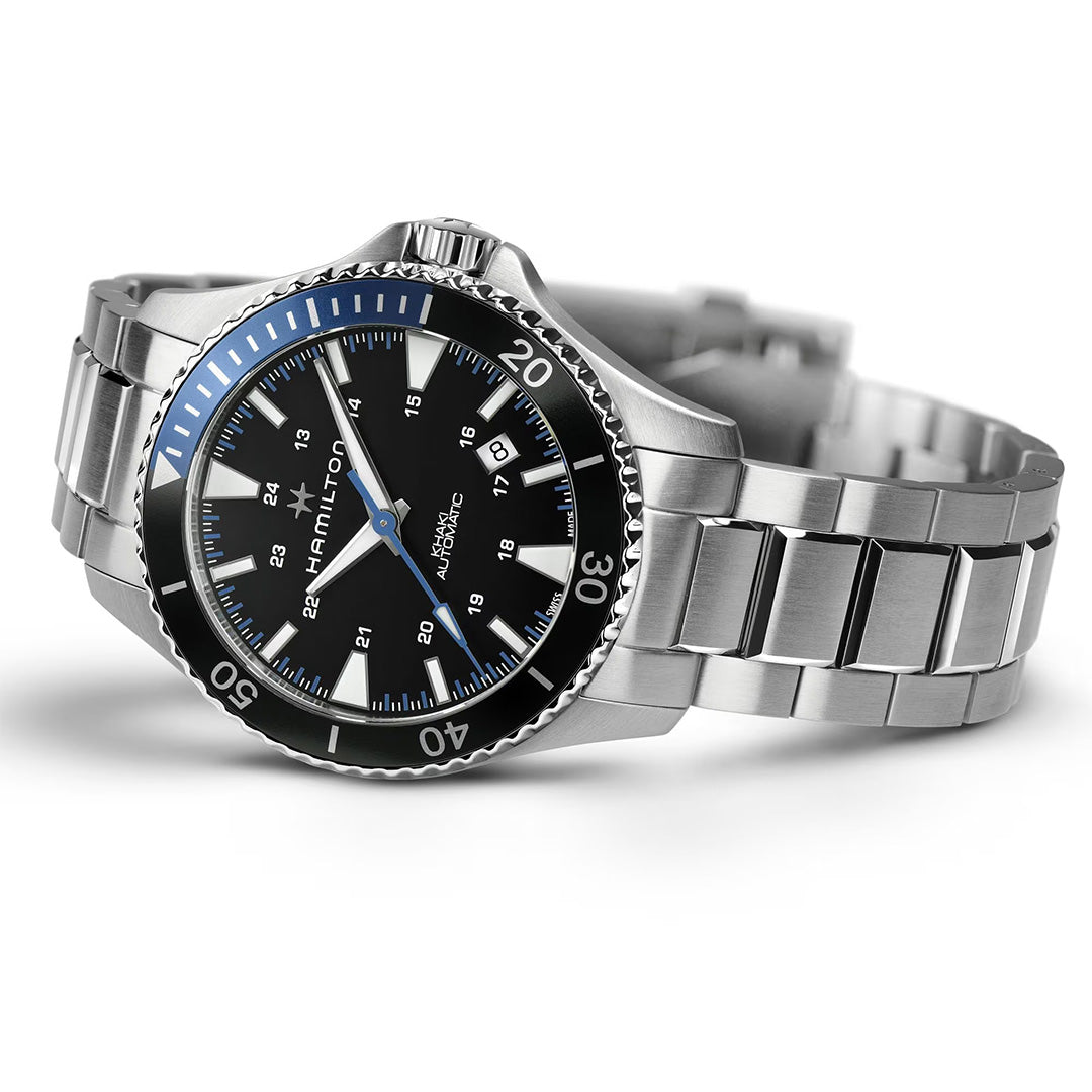 Orologio in acciaio Khaki Navy Scuba Auto Hamilton
