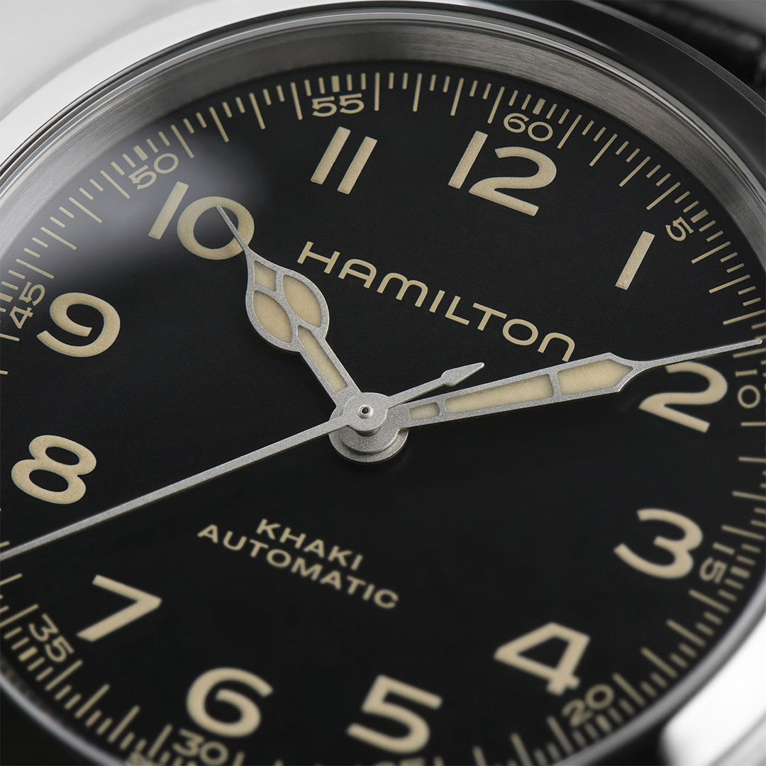 Orologio in acciaio Khaki Field Murph Hamilton