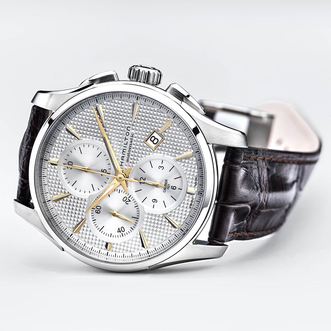 Watch in steel Jazzmaster Auto Chrono Hamilton