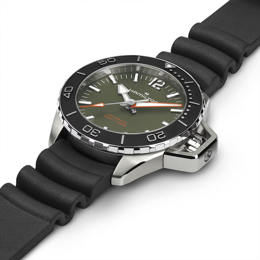 Watch in steel Khaki Navy Frogman Auto Hamilton