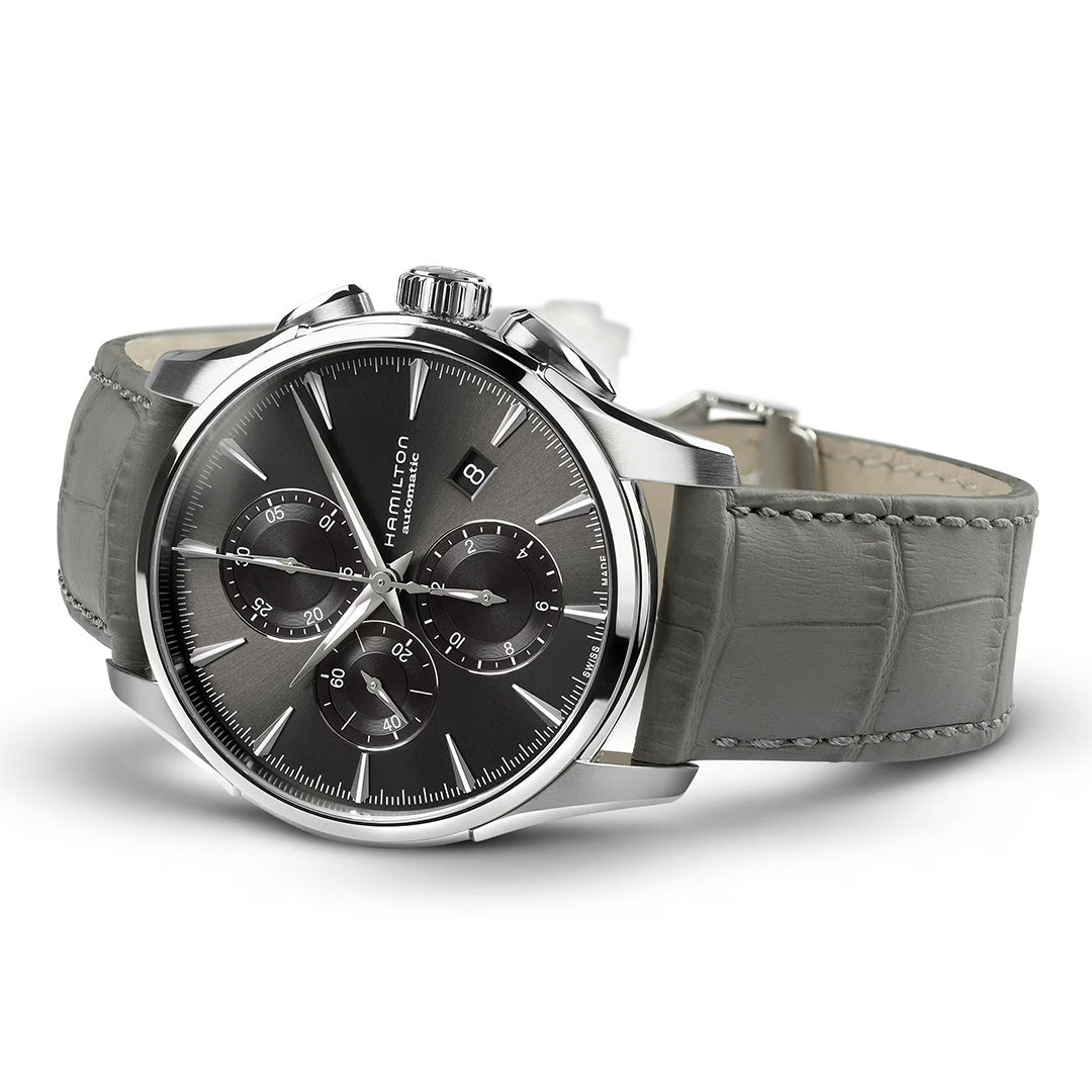 Watch in steel Jazzmaster Auto Chrono Hamilton