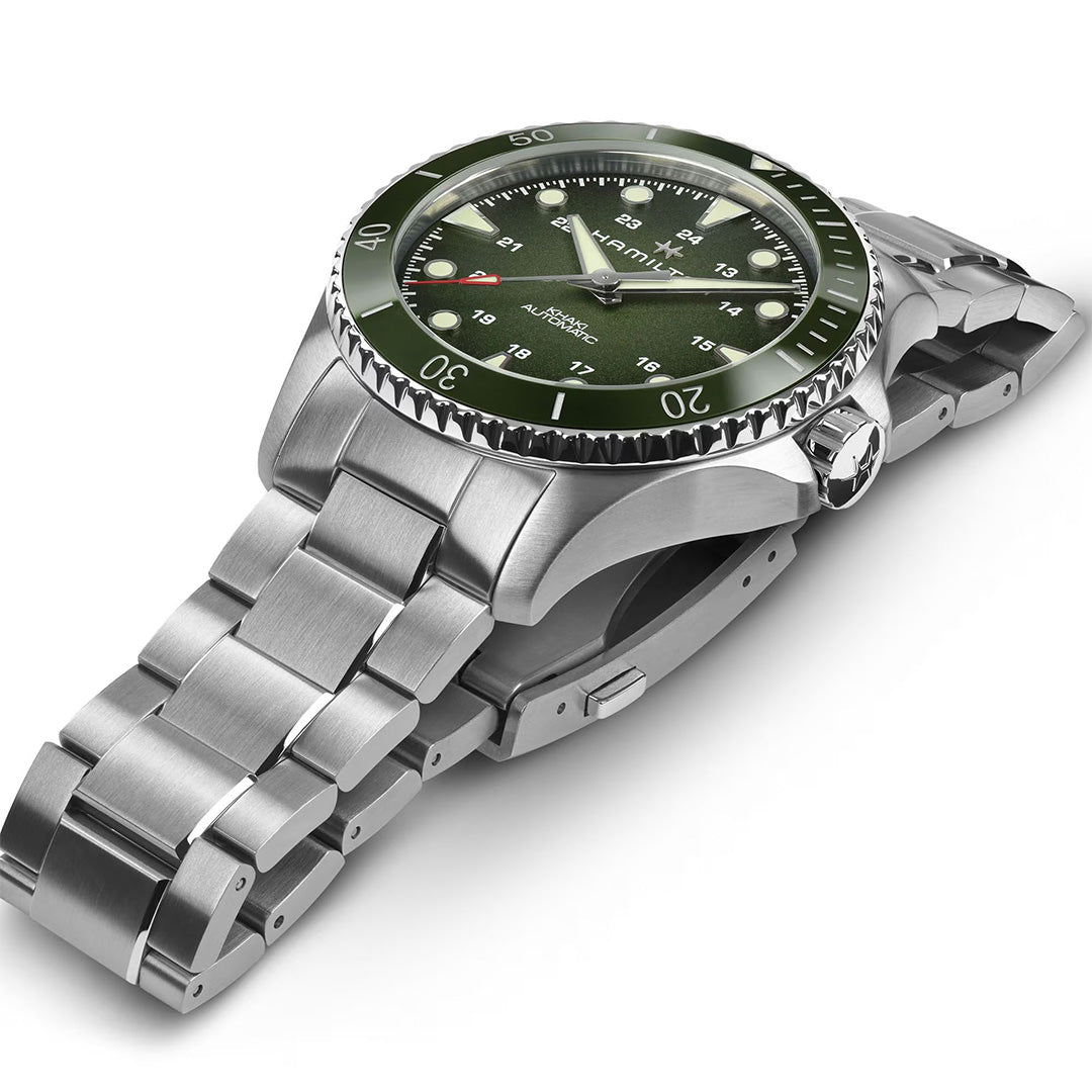 Orologio in acciaio Khaki Navy Scuba Auto Hamilton