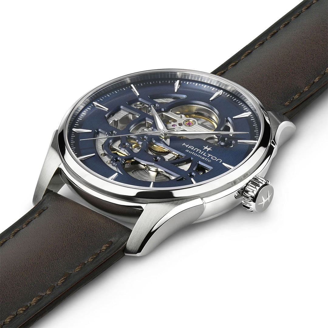 Watch in steel Jazzmaster Skeleton Auto Hamilton