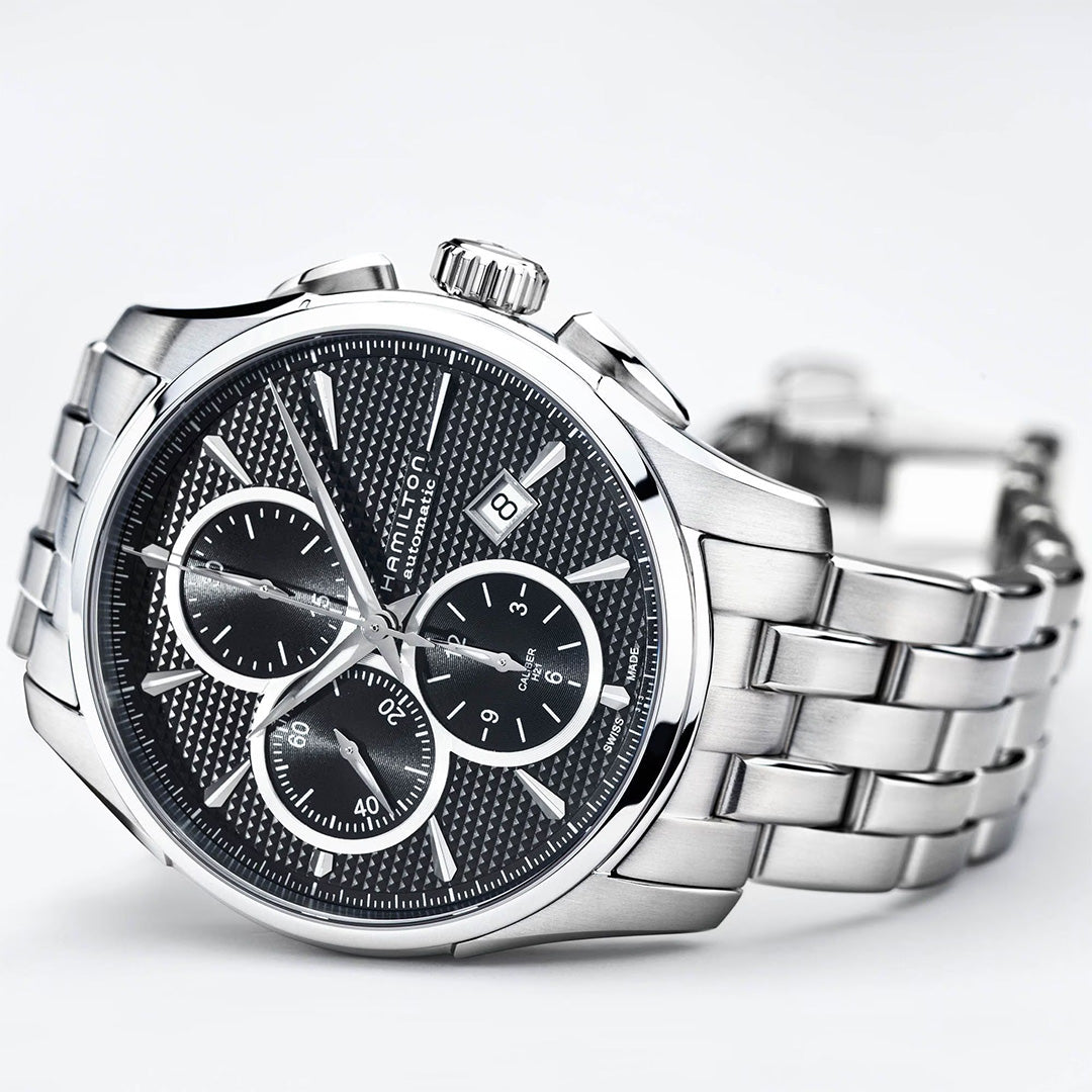 Orologio in acciaio Jazzmaster Chrono Hamilton