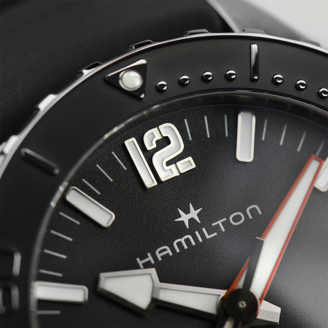 Orologio in acciaio Khaki Navy Frogman Hamilton