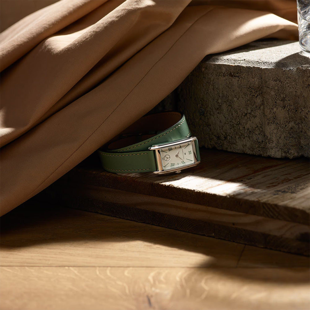 Watch in steel American Classic Ardmore Quartz Hamilton