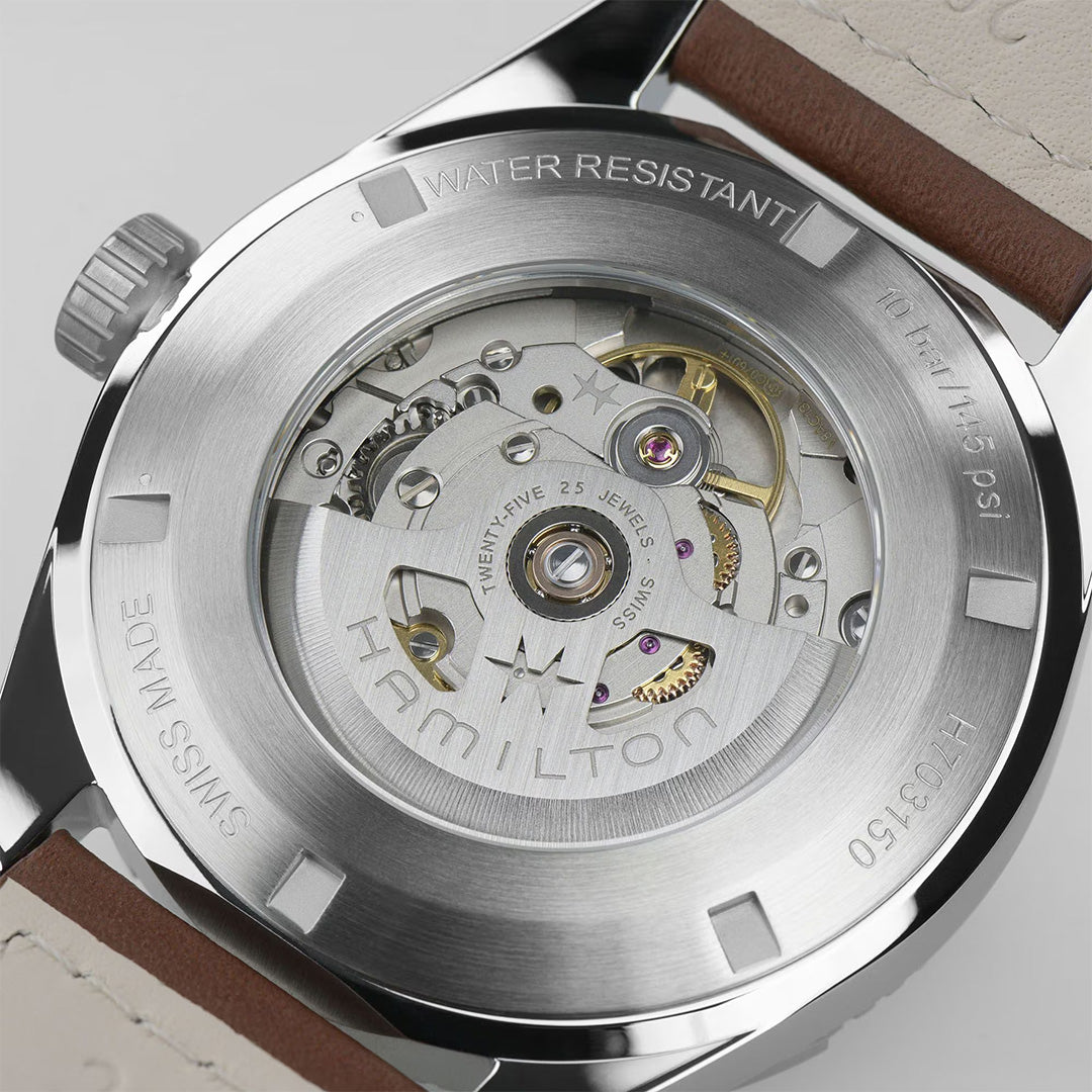 Orologio in acciaio Khaki Field Expedition Auto Hamilton