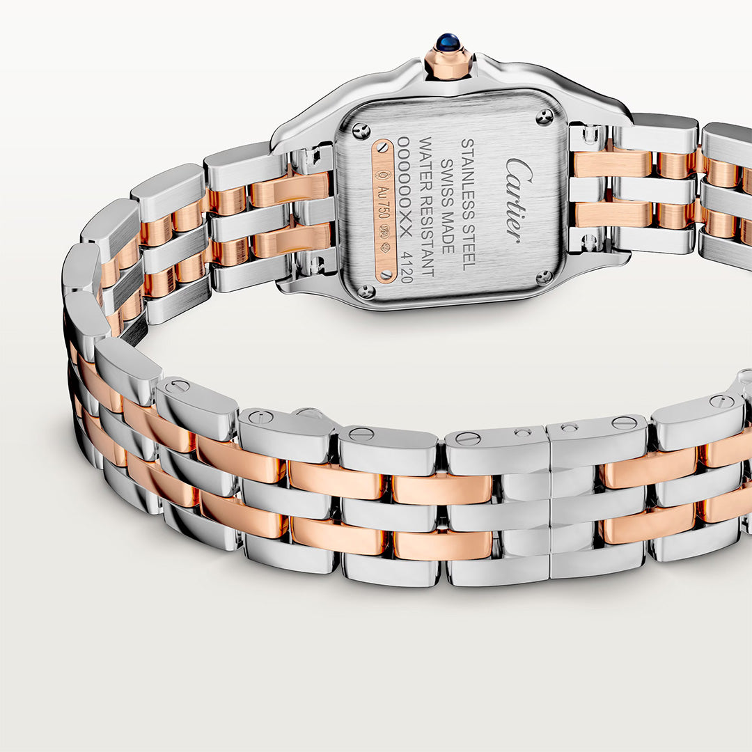 Watch in steel and rose gold Panthère de Cartier Cartier