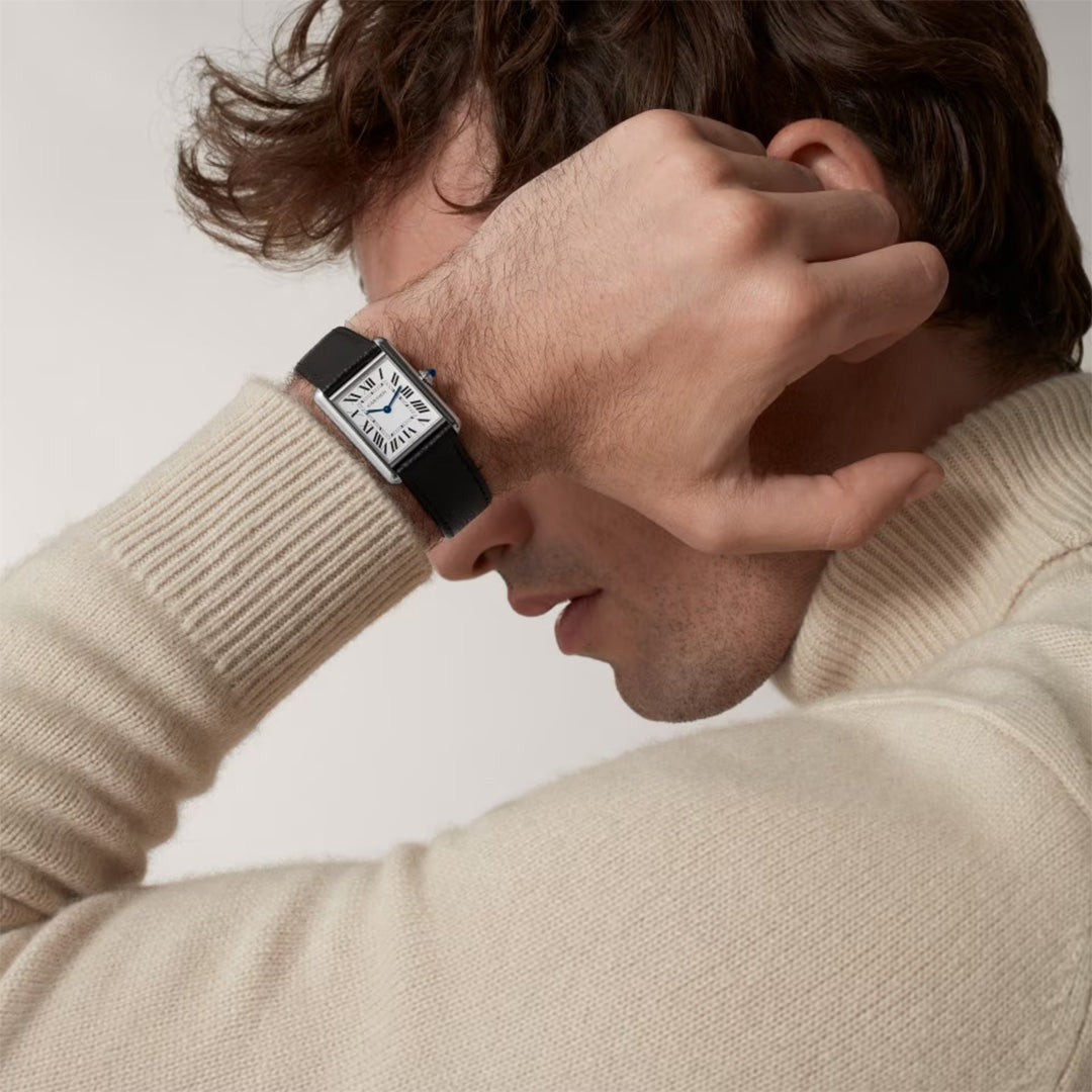 Watch in steel Tank Must Cartier
