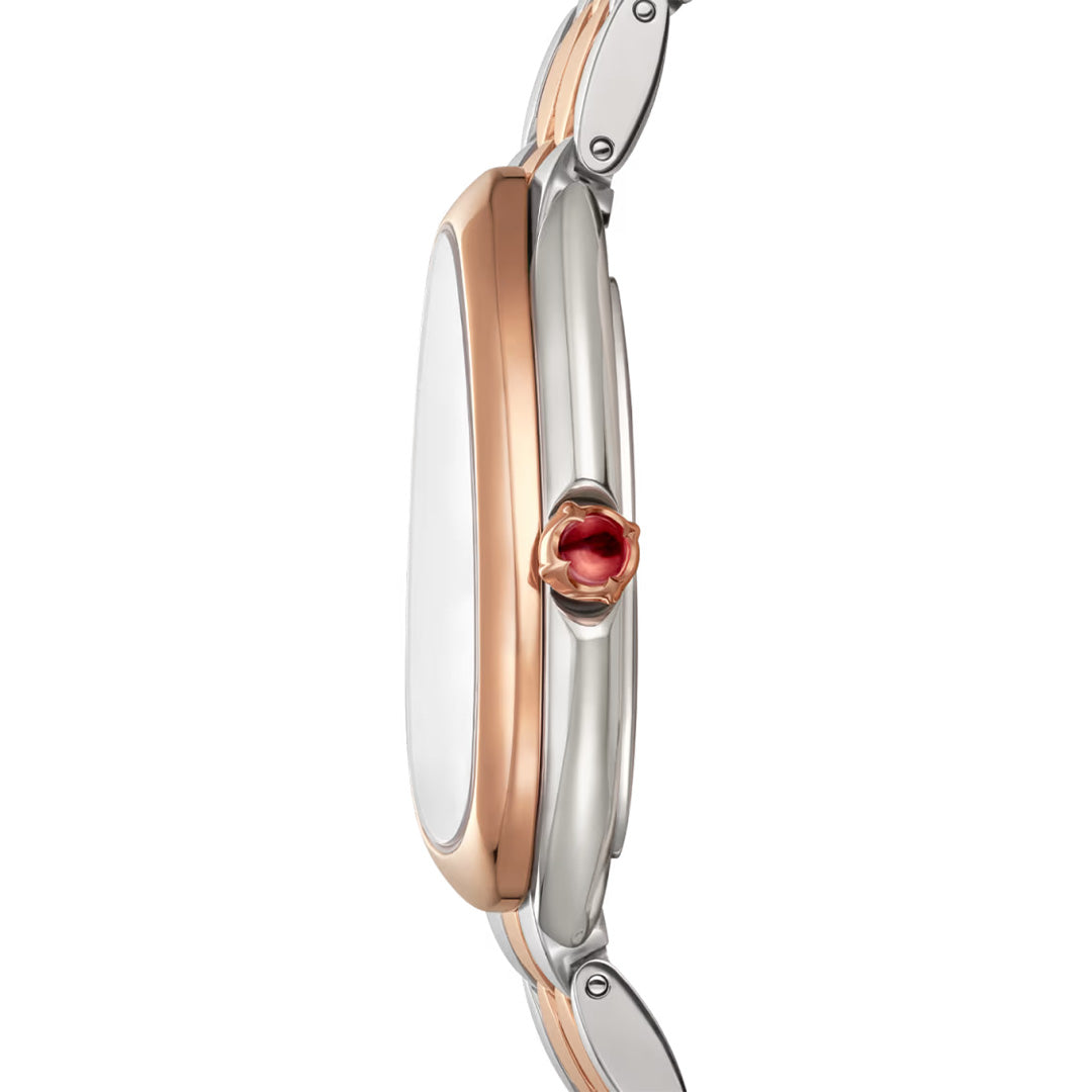 Orologio in acciaio e oro rosa Serpenti Seduttori Bulgari
