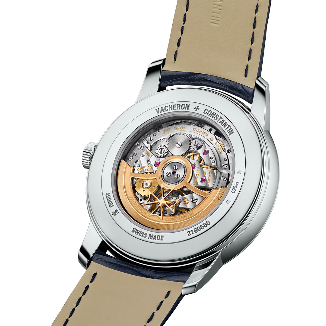 Orologio in platino Patrimony Biretrogrado Giorno e Data Vacheron constantin